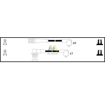Sada kabelů pro zapalování MOTAQUIP LDRL1343