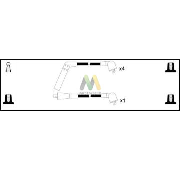 Sada kabelů pro zapalování MOTAQUIP LDRL1408