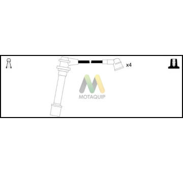 Sada kabelů pro zapalování MOTAQUIP LDRL184