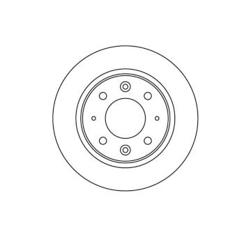 Brzdový kotouč MOTAQUIP LVBD1023Z