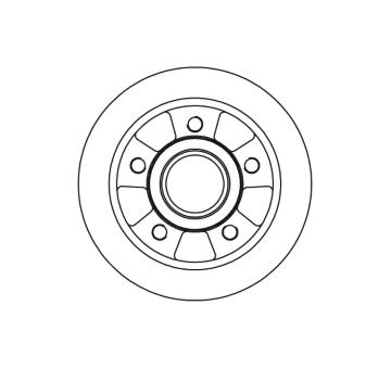 Brzdový kotouč MOTAQUIP LVBD1156Z