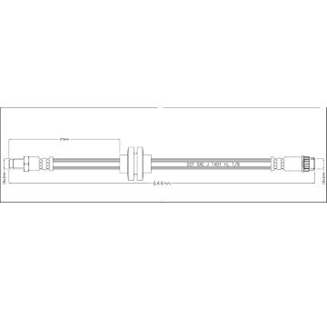 Brzdová hadice MOTAQUIP LVBH1554