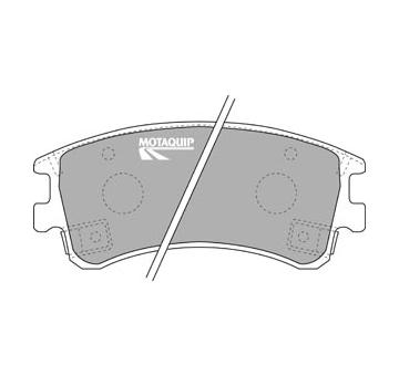 Sada brzdových destiček, kotoučová brzda MOTAQUIP LVXL1064