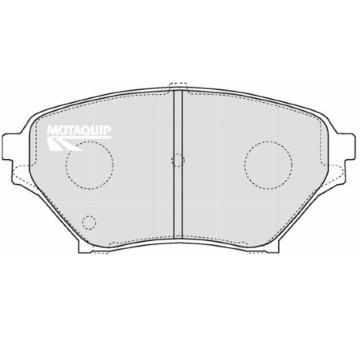 Sada brzdových destiček, kotoučová brzda MOTAQUIP LVXL1210