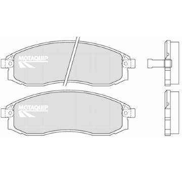 Sada brzdových destiček, kotoučová brzda MOTAQUIP LVXL1240