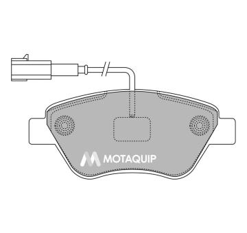 Sada brzdových destiček, kotoučová brzda MOTAQUIP LVXL1383