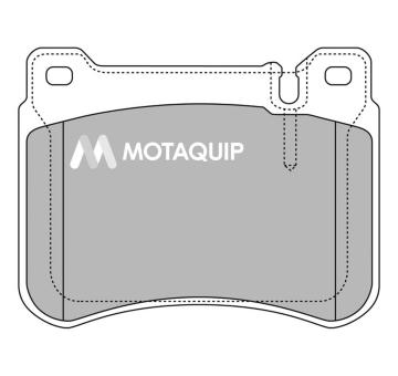 Sada brzdových destiček, kotoučová brzda MOTAQUIP LVXL1426