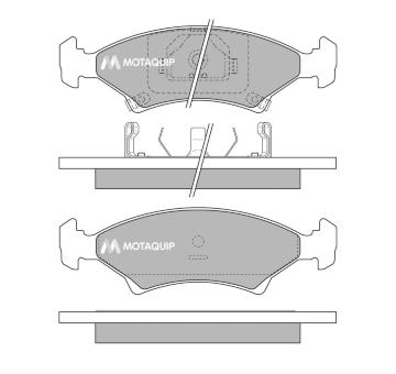 Sada brzdových destiček, kotoučová brzda MOTAQUIP LVXL178