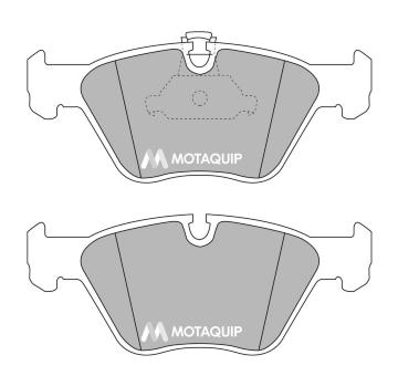 Sada brzdových destiček, kotoučová brzda MOTAQUIP LVXL202