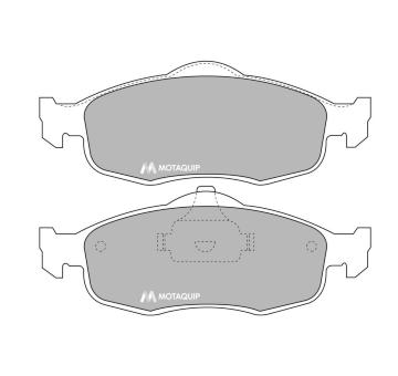 Sada brzdových destiček, kotoučová brzda MOTAQUIP LVXL662