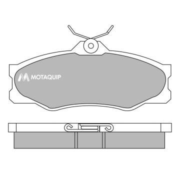 Sada brzdových destiček, kotoučová brzda MOTAQUIP LVXL693
