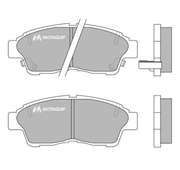 Sada brzdových destiček, kotoučová brzda MOTAQUIP LVXL734