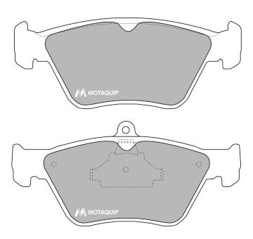Sada brzdových destiček, kotoučová brzda MOTAQUIP LVXL899