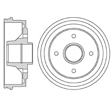 Brzdový buben MOTAQUIP VBE649