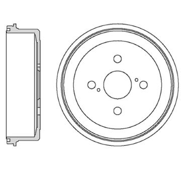 Brzdový buben MOTAQUIP VBE692
