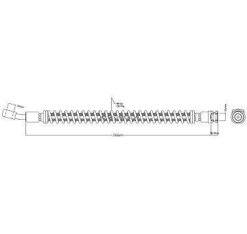 Brzdová hadice MOTAQUIP VBH1171