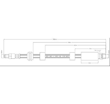 Brzdová hadice MOTAQUIP VBH1206