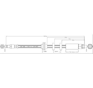 Brzdová hadice MOTAQUIP VBH1213