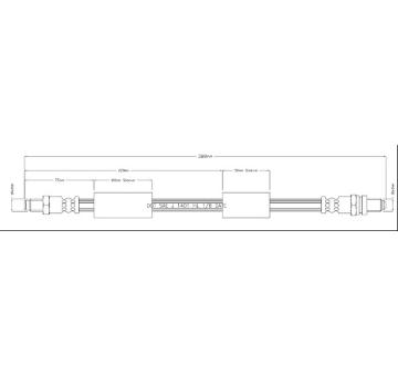 Brzdová hadice MOTAQUIP VBH1219