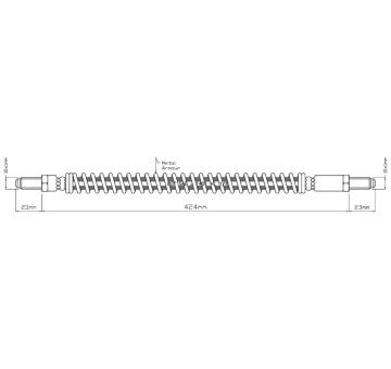 Brzdová hadice MOTAQUIP VBH403