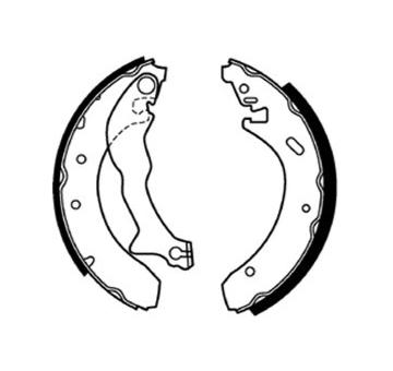 Sada brzdových čelistí MOTAQUIP VBS485