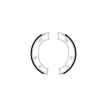 Sada brzdových čelistí, parkovací brzda MOTAQUIP VBS673