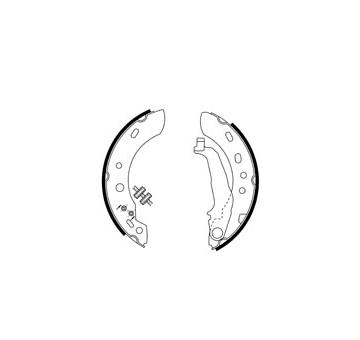 Sada brzdových čelistí MOTAQUIP VBS678