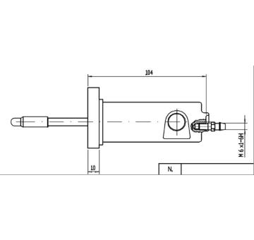 Pomocný válec, spojka MOTAQUIP VSC110