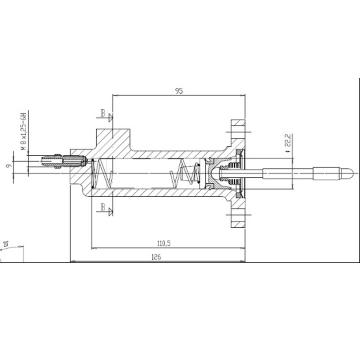 Pomocný válec, spojka MOTAQUIP VSC113