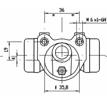 Válec kolové brzdy MOTAQUIP VWC272