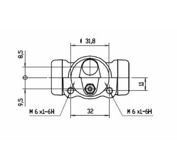 Válec kolové brzdy MOTAQUIP VWC453