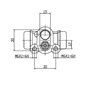 Válec kolové brzdy MOTAQUIP VWC645