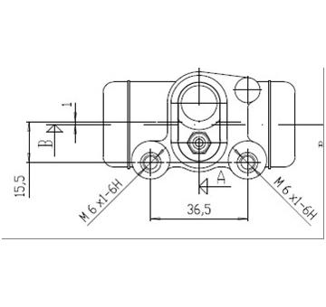 Válec kolové brzdy MOTAQUIP VWC647