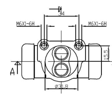 Válec kolové brzdy MOTAQUIP VWC649