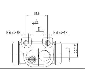 Válec kolové brzdy MOTAQUIP VWC666
