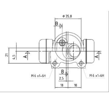 Válec kolové brzdy MOTAQUIP VWC677