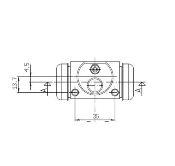 Válec kolové brzdy MOTAQUIP VWC785