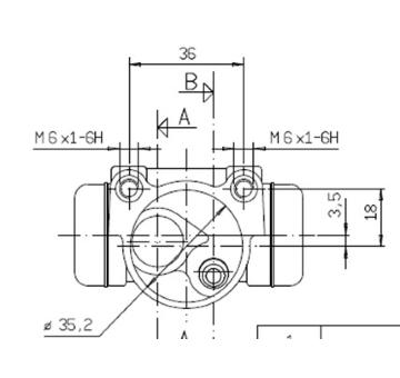 Válec kolové brzdy MOTAQUIP VWC841