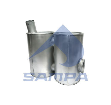 Střední-/zadní tlumič výfuku SAMPA 063.375