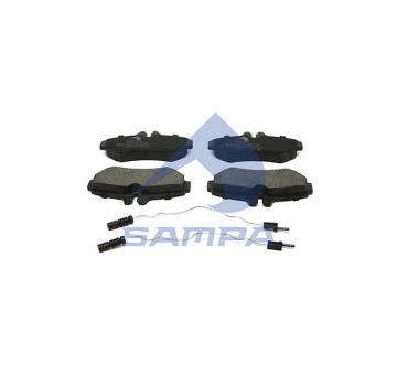 Sada brzdových destiček, kotoučová brzda SAMPA 092.666