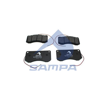 Sada brzdových destiček, kotoučová brzda SAMPA 093.782
