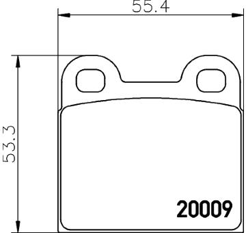 Sada brzdových destiček, kotoučová brzda HELLA PAGID 8DB 355 006-991