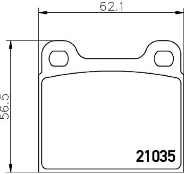 Sada brzdových destiček, kotoučová brzda HELLA PAGID 8DB 355 017-441