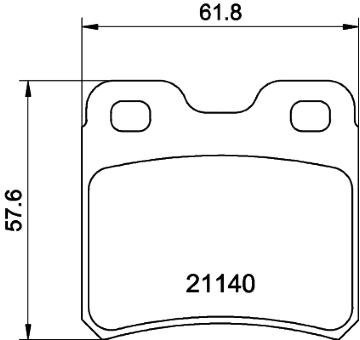 Sada brzdových destiček, kotoučová brzda HELLA PAGID 8DB 355 007-451