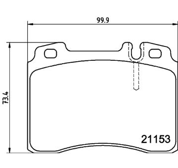 Sada brzdových destiček, kotoučová brzda HELLA PAGID 8DB 355 008-181