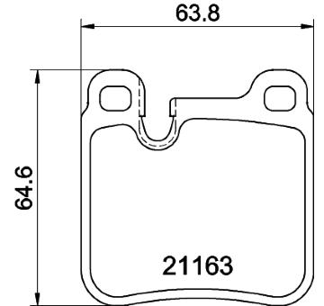 Sada brzdových destiček, kotoučová brzda HELLA PAGID 8DB 355 008-491