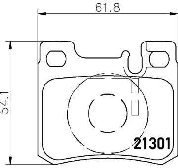 Sada brzdových destiček, kotoučová brzda HELLA PAGID 8DB 355 007-671