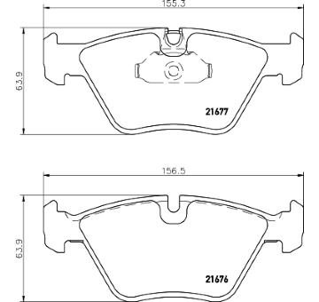 Sada brzdových destiček, kotoučová brzda HELLA PAGID 8DB 355 007-961
