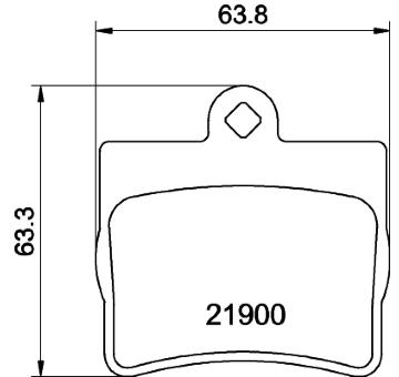 Sada brzdových destiček, kotoučová brzda HELLA PAGID 8DB 355 008-311