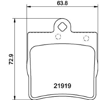 Sada brzdových destiček, kotoučová brzda HELLA PAGID 8DB 355 008-961